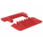Cable Protector - Guard Dog - 5-Ch - 1.25" - End Cap Pair - Dog Bone - Orange - 42 - 000 Lb Load - GDEC5X125-O