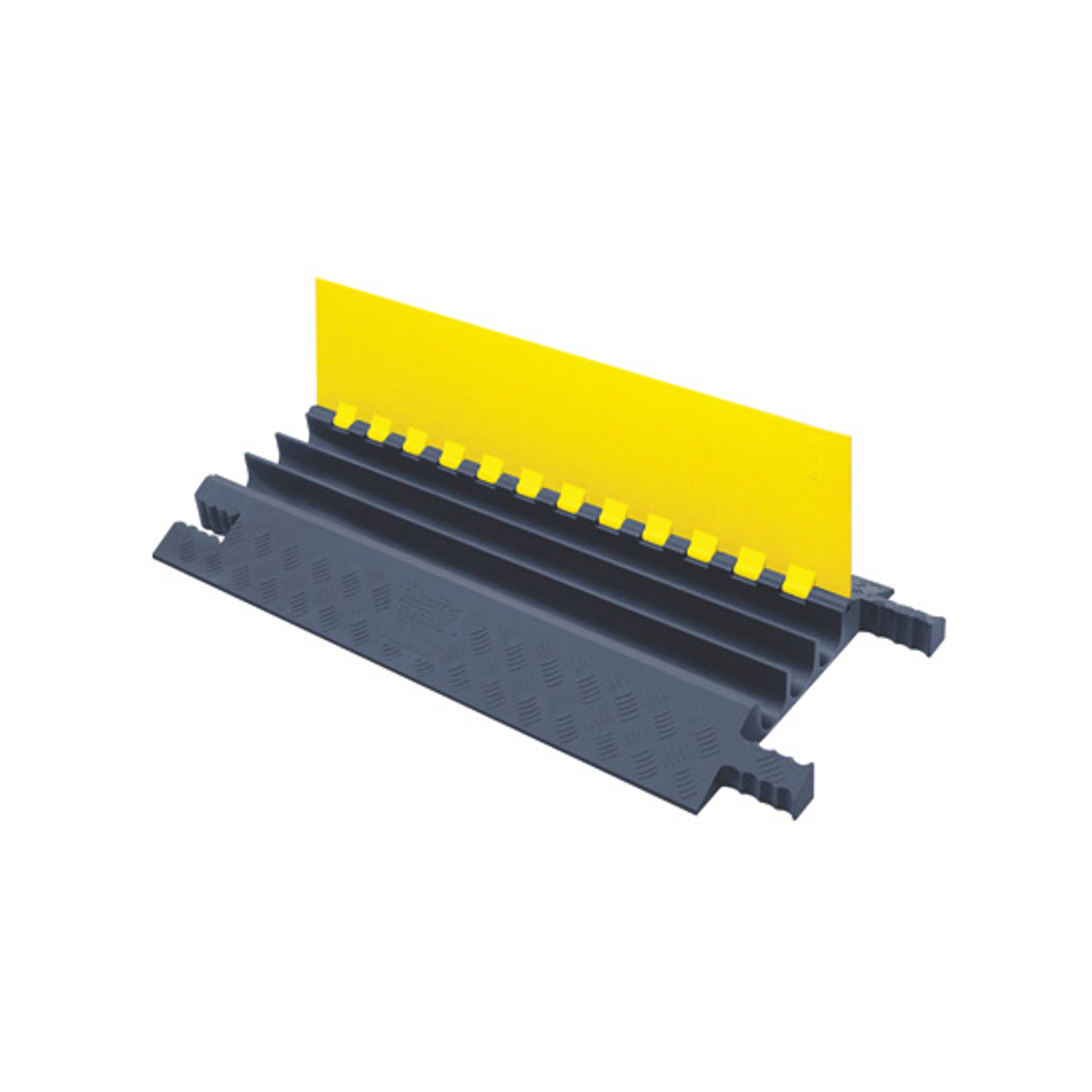 Cable Protector - Grip Guard - 3-Ch - 2.25" - Grip-Conn - Yellow/Gray - 20 - 000 Lb Load - GG3X225-Y/GRY