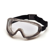 Pyramex - Capstone - Direct/Indirect-Gray Frame/Clear Anti-Fog Lens - 12/Pair