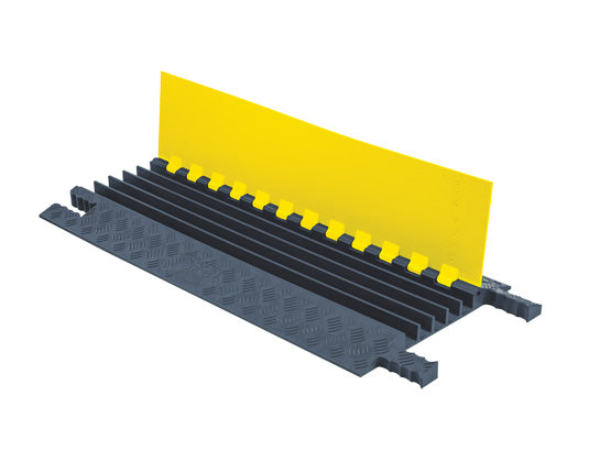 Cable Protector - Grip Guard - 5-Ch - 1.25" - Grip-Conn - Yellow/Gray - 20 - 000 Lb Load - GG5X125-Y/GRY
