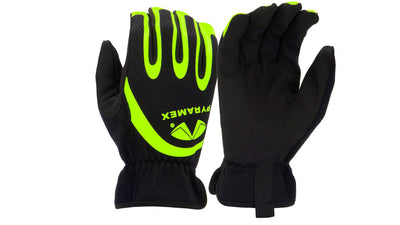 Pyramex GL103HT Gloves- Synthetic Leather Palm - Slipon Elastic Cuff - Touchscreen Capability