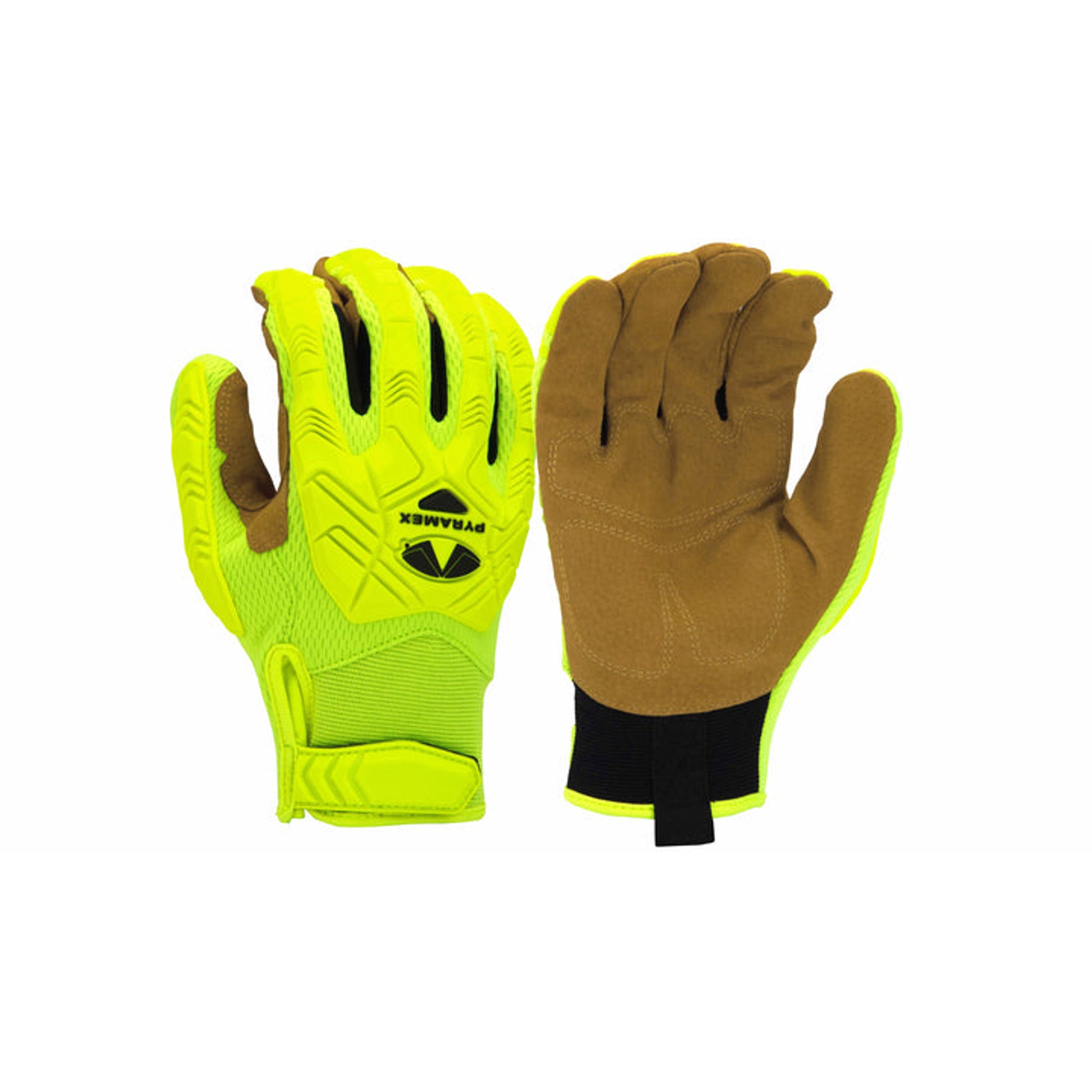 Pyramex-Gloves  TPR Leather Palm Hook & Loop