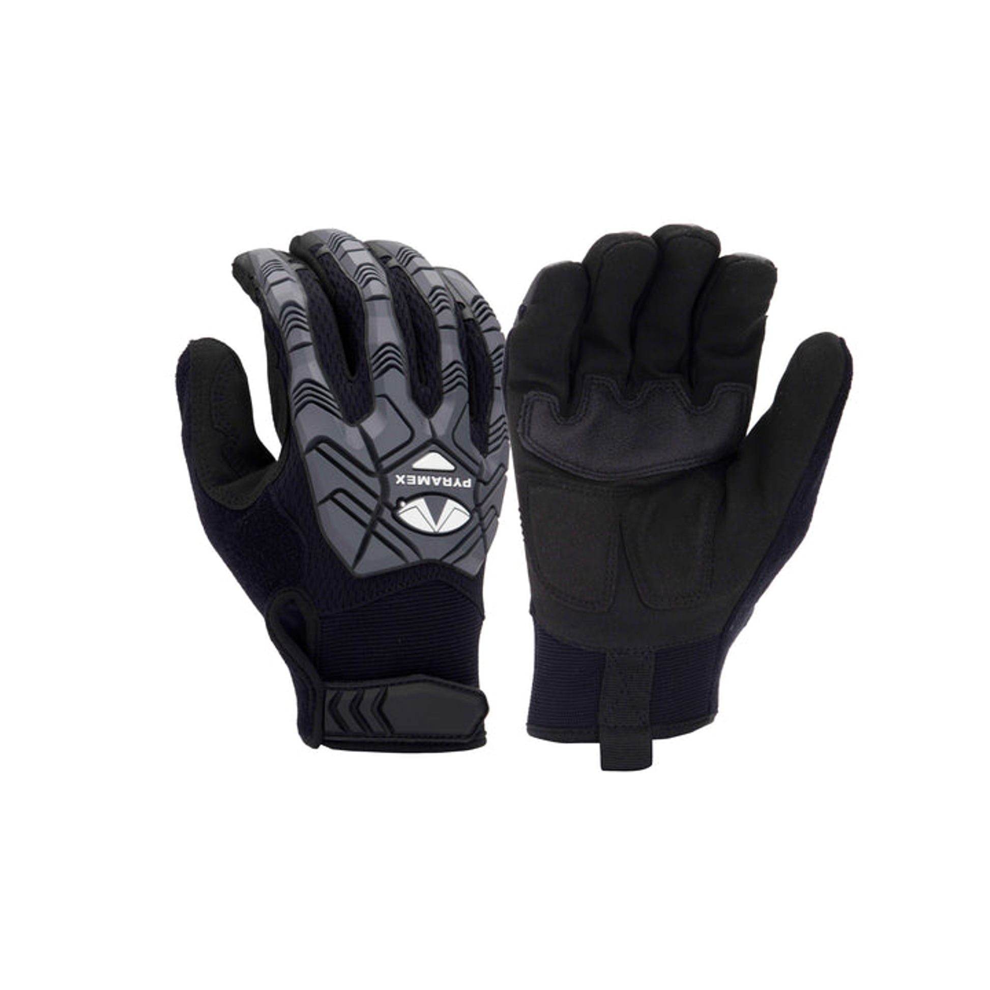 Pyramex-Gloves  TPR PVC Palm Patch Hook & Loop Touchscreen Capable