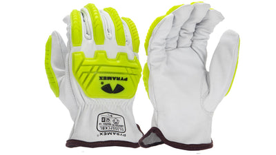 Pyramex GL3007CKB Premium Grain Goatskin HPPE Impact Leather Driver Cut Level A6
