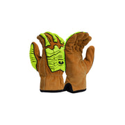 Pyramex - Pigskin A6 Cut Impact 2 W/ Kevlar Stitiching & 13G 360 Degree Polyester/Steel Liner Glove