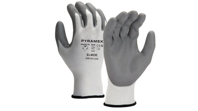 Pyramex GL403C Premium PU 13G HPPE Liner Cut Level A2