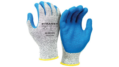 Pyramex GL501C5 Crinkle Latex - 13 Gauge Cut-Resistant HPPE Liner