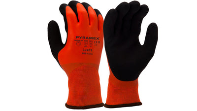 Pyramex GL505 Full Dip Sandy Latex - 13G W 10G Fleece Liner Cut Level A2