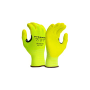 Pyramex - Hi-Viz Yellow 15G Nylon Spandex Touchscreen Capable High-Visibility