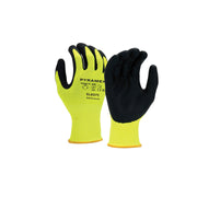 Pyramex - Foam Nitrile 13G HPPE Hi-Viz Lime A4 Cut