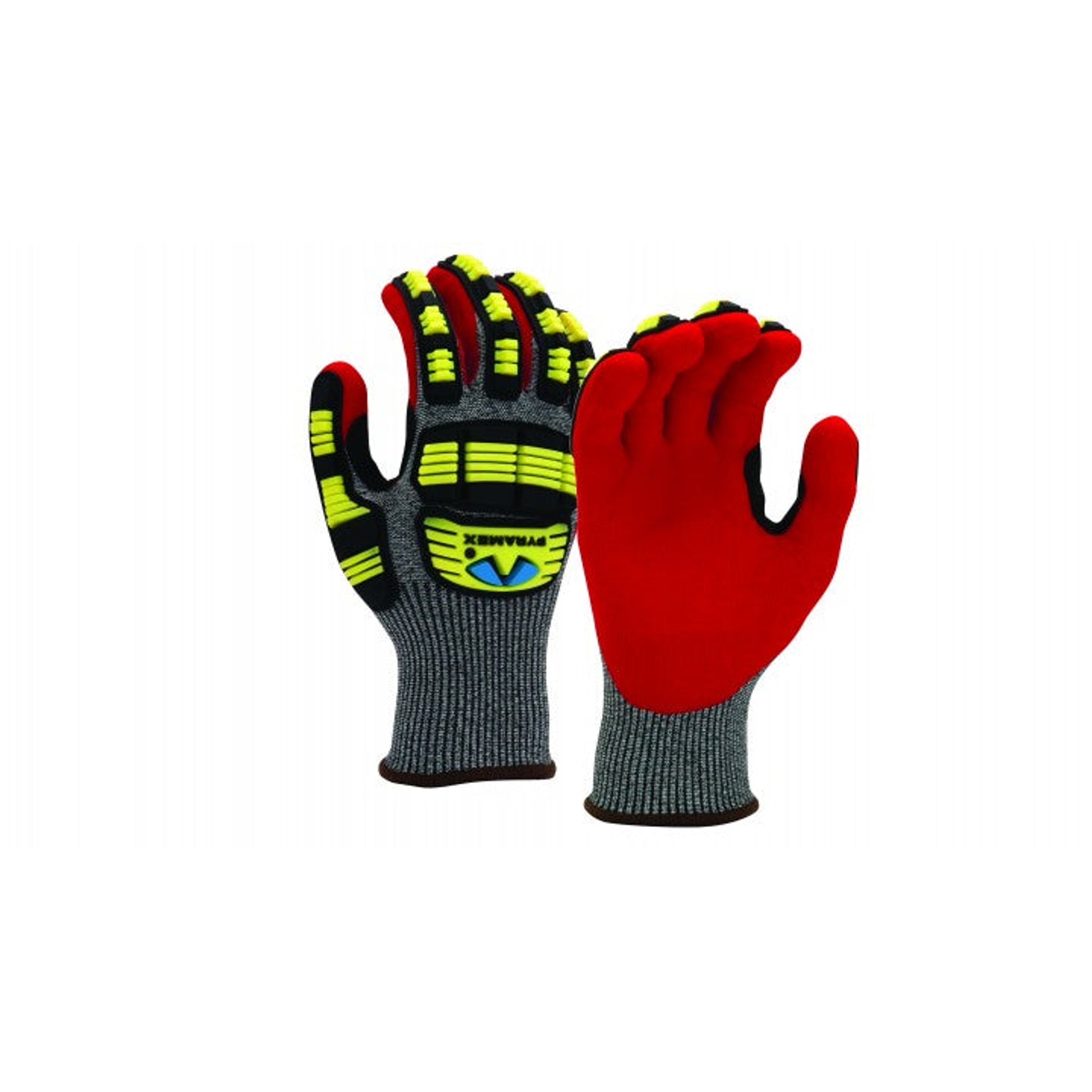 Pyramex - Nitrile 13G HPPE Liner A5 Cut  TPR W/ Reinforced Thumb