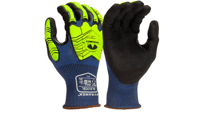 Pyramex GL613CB Nitrile 18G PMXTECK HPPE Liner Cut Level A4