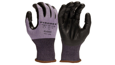 Pyramex GL620C 18G HPPE Microfoam Nitrile Touchscreen Cut Level A2