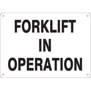 FORKLIFT IN OPERATION - FORKLIFT IN OPERATION, 14X20, Adhesive Vinyl