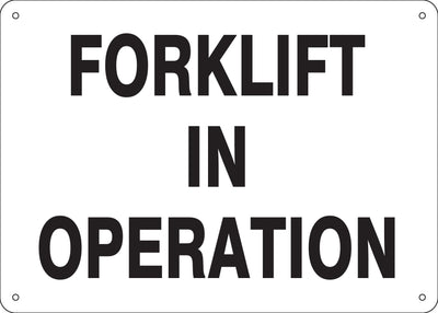FORKLIFT IN OPERATION