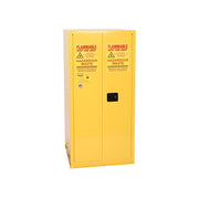 Eagle Haz-Mat One Drum Vertical Safety Cabinet - 55 Gallon - 1 Shelf - 2 Door - Manual Close - Yellow - HAZ1926X