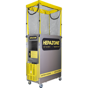 Qualitair HepaZone-M Battery Powered Hard Sided Metal Cabin Work Enclosure - HZ-M2