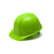 Pyramex - SL Series Hard Hat - Hi Vis Lime-Standard Shell 4 Pt - Snap Lock Suspension - 16/Each