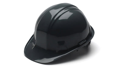 Pyramex SL Cap Style Hard Hat Black - 4 Pt Ratchet Suspension