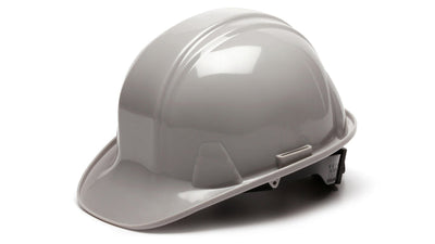 Pyramex SL Cap Style Hard Hat Gray - 4 Pt Ratchet Suspension