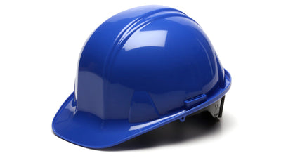 Pyramex SL Cap Style Hard Hat Blue 4 Pt Ratchet Suspension