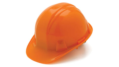 Pyramex SL Cap Style Hard Hat Orange - 4 Pt Snap Lock Suspension