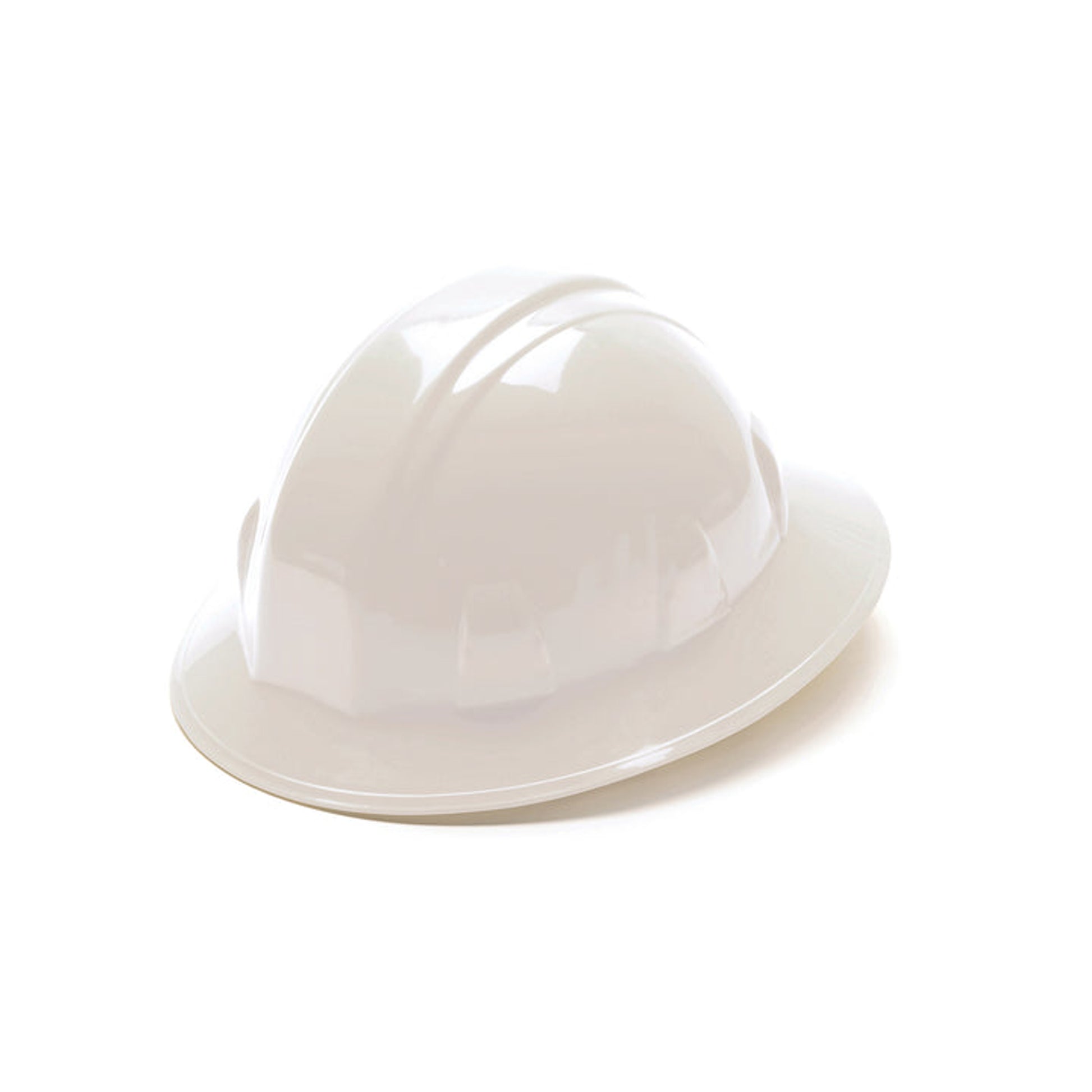 Pyramex - SL Series Full Brim Hard Hat - White-Full Brim 4 Pt Ratchet Suspension - 12/Each