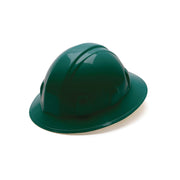 Pyramex - SL Series Full Brim Hard Hat - Green-Full Brim 4 Pt Ratchet Suspension - 12/Each