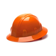 Pyramex - SL Series Full Brim Hard Hat - Orange-Full Brim 4 Pt Ratchet Suspension - 12/Each