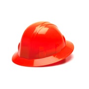 Pyramex - SL Series Full Brim Hard Hat - Hi Vis Orange-Full Brim 4 Pt Ratchet Suspension - 12/Each