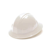 Pyramex - SL Series Full Brim Hard Hat - White-Full Brim 6 Pt Ratchet Suspension - 12/Each