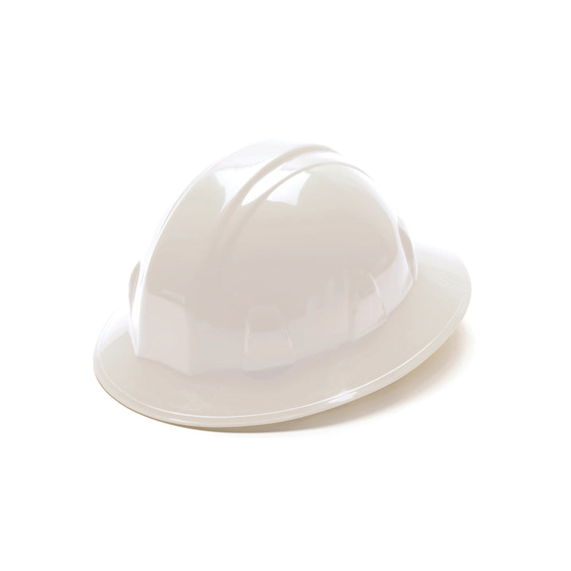 Pyramex - SL Series Full Brim Hard Hat - White-Full Brim 6 Pt Ratchet Suspension - 12/Each