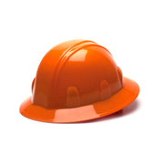 Pyramex - SL Series Full Brim Hard Hat - Orange-Full Brim 6 Pt Ratchet Suspension - 12/Each