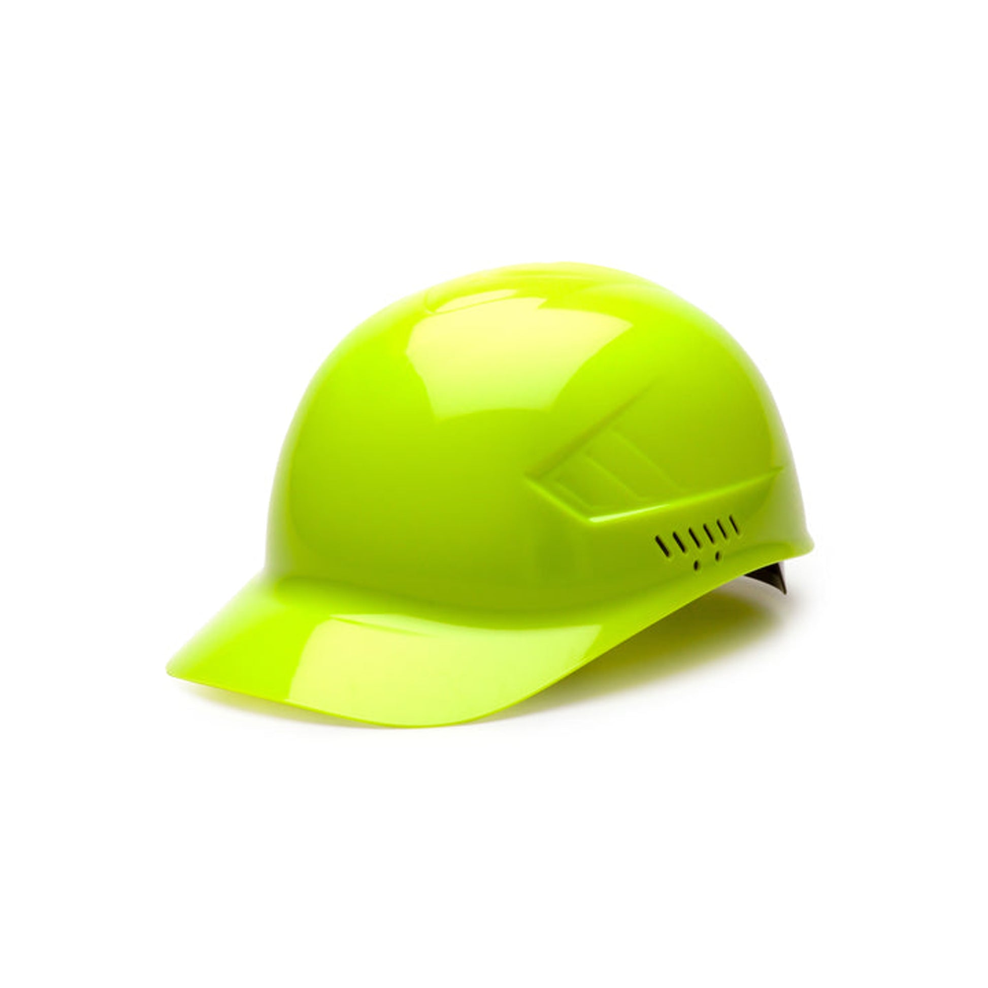 Pyramex - Bump Cap - Ridgeline Bump Cap Hi-Vis Green - 16/Each