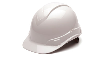 Pyramex Ridgeline Cap Style Cap Style 4 Point Ratchet For Csa White