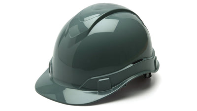 Pyramex Ridgeline Cap Style Hard Hat Slate Gray 4 Pt Ratchet Suspension