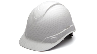 Pyramex Ridgeline Cap Style Csa Ridge - 4Pt Ratchet Matte White Graph