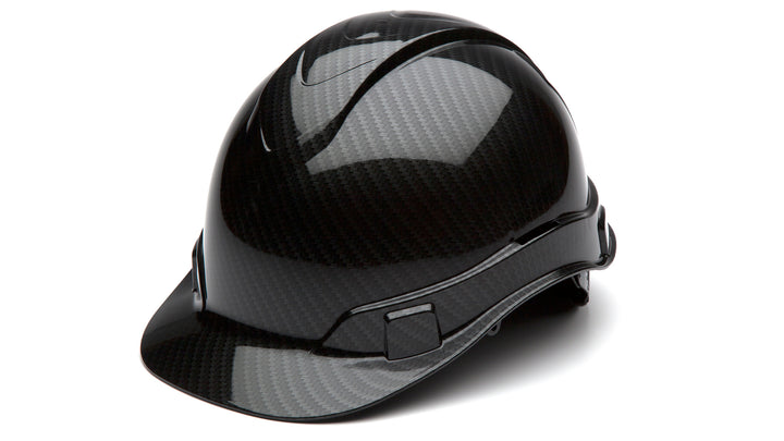 Pyramex - Ridgeline Hard Hat - Shiny Graphite-Ridgeline Cap Style 4 Pt Ratchet Suspension - 16/Each