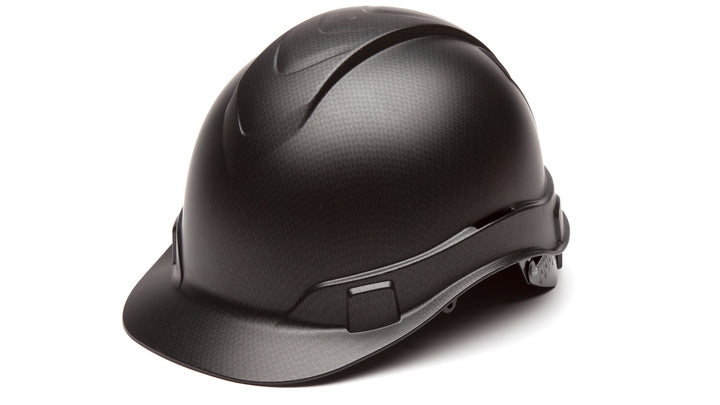 Pyramex - Ridgeline Hard Hat - Graphite-Ridgeline Cap Style 4 Pt Ratchet Suspension - 16/Each