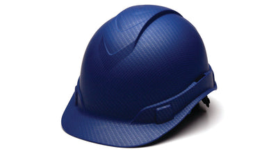 Pyramex Ridgeline Cap Style 4Pt Ratchet - Matte Blue Graph
