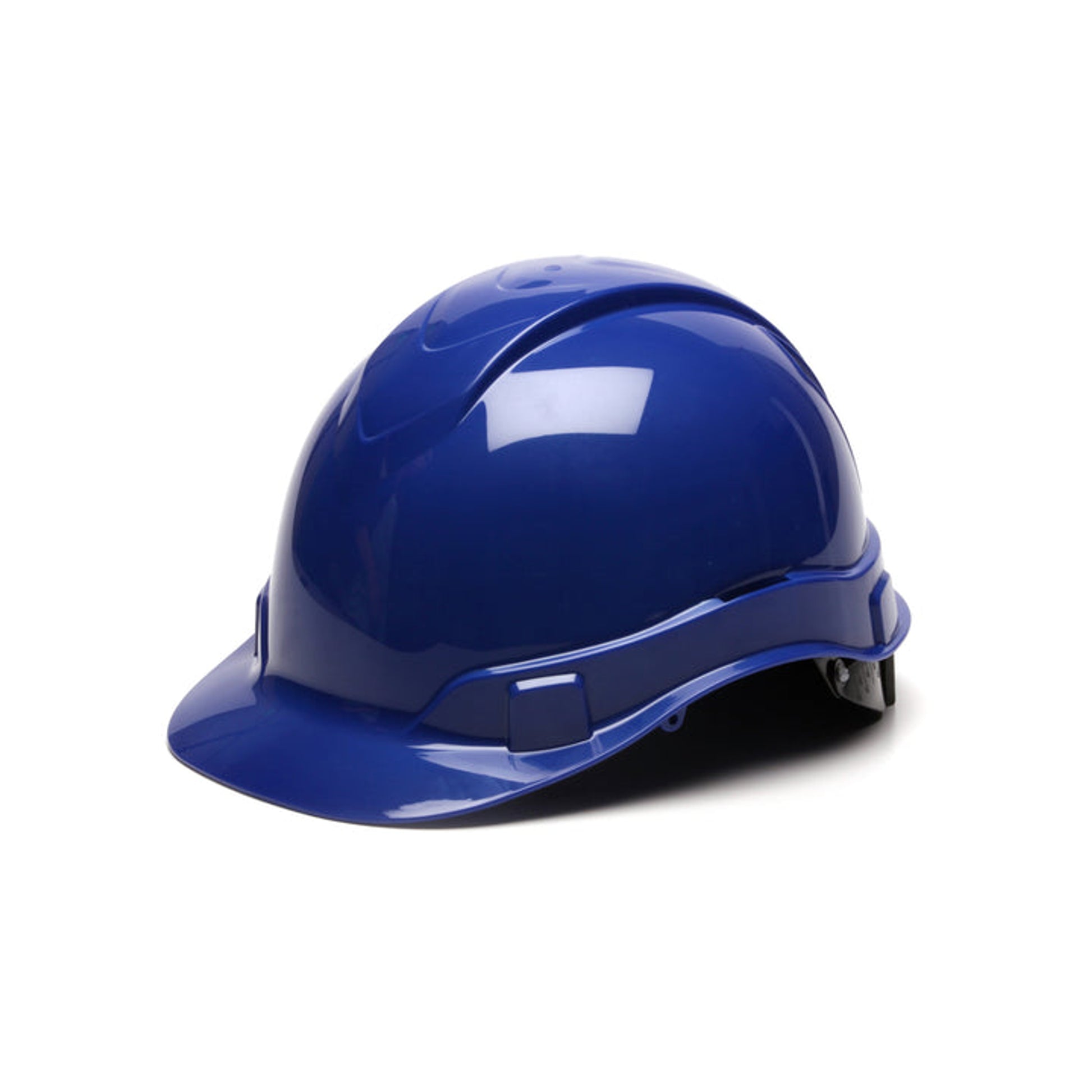 Pyramex - Ridgeline Hard Hat - Blue-Ridgeline Cap Style 4 Pt Ratchet Suspension - 16/Each