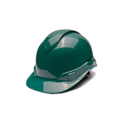 Pyramex - Ridgeline Hard Hat - Green-Ridgeline Vented Cap Style 4 Pt Ratchet Suspension - 16/Each