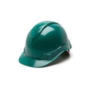Pyramex - Ridgeline Hard Hat - Hi Vis Green-Ridgeline Cap Style 6 Pt Ratchet Suspension - 16/Each