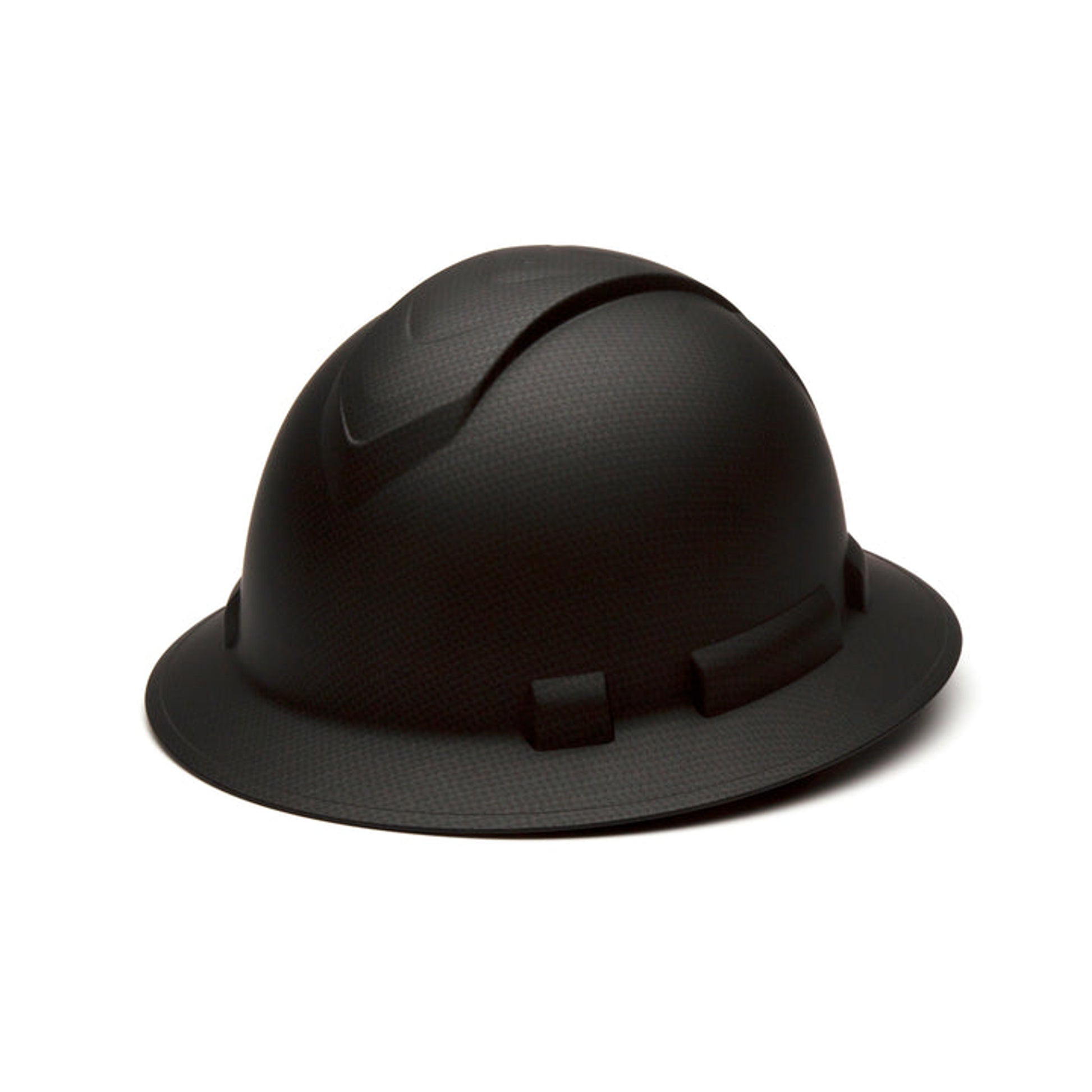 Pyramex - Ridgeline Hard Hat - Graphite-Ridgeline Full Brim 4 Pt Ratchet Suspension - 12/Each