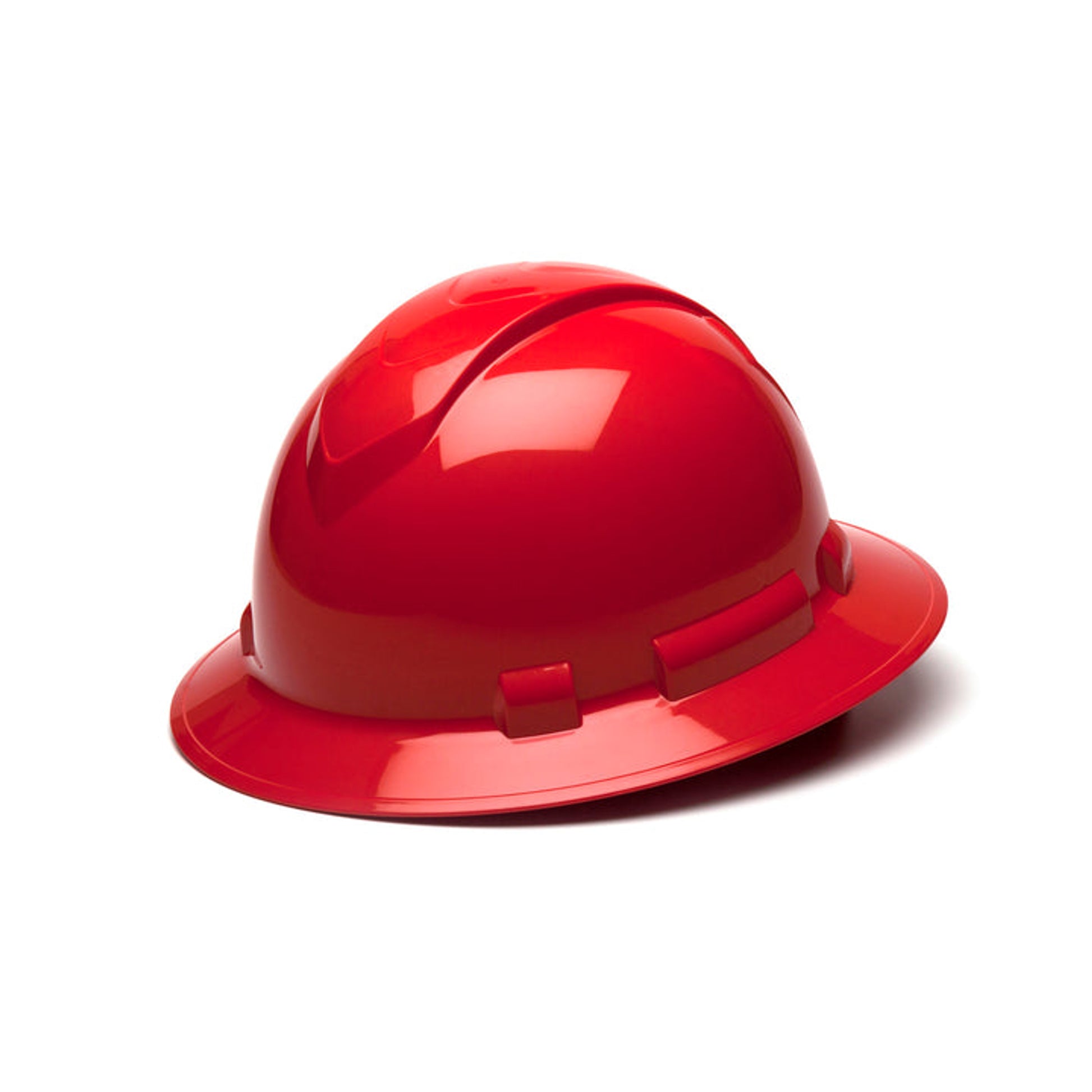 Pyramex - Ridgeline full brim 6 point ratchet suspension red - 12/Each