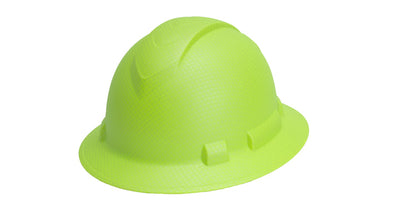Pyramex Ridgeline Full Brim 4Pt Ratchet - Matte Lime Graph