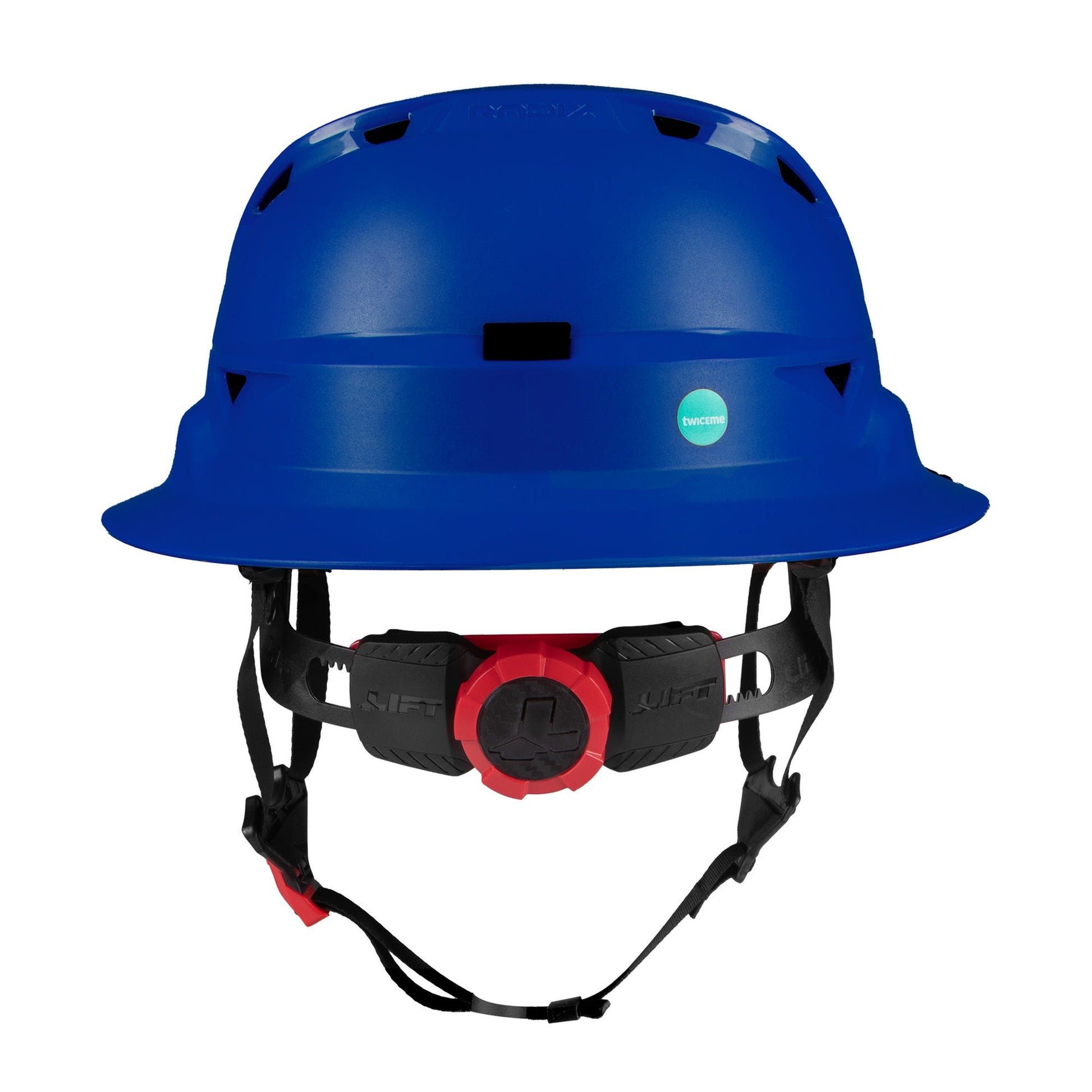 Lift Safety RADIX Type II Full Brim Vented Helmet with twiceme - Blue - HRXF-25BC2