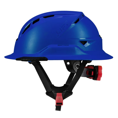 Lift Safety RADIX Type II Full Brim Vented Helmet with twiceme - Blue - HRXF-25BC2