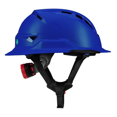 Lift Safety RADIX Type II Full Brim Vented Helmet with twiceme - Blue - HRXF-25BC2