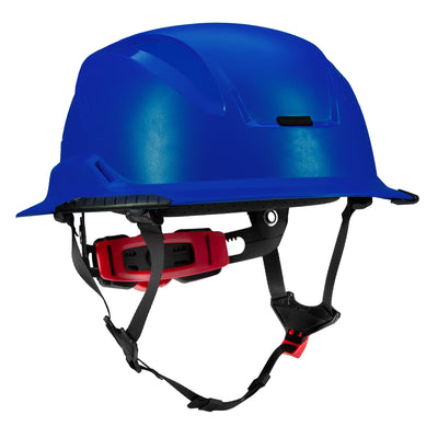 Lift Safety RADIX Type II Full Brim Non-Vented Helmet with twiceme - Blue - HRXF-25BE2
